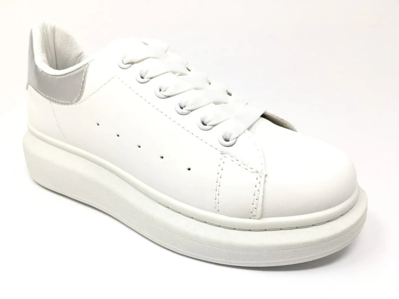 Zapatillas blancas plataforma mujer – estilo moderno, cómodas y combinables