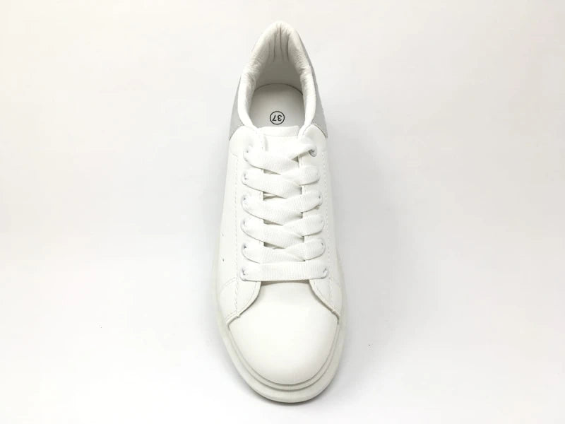 Zapatillas blancas plataforma mujer – estilo moderno, cómodas y combinables