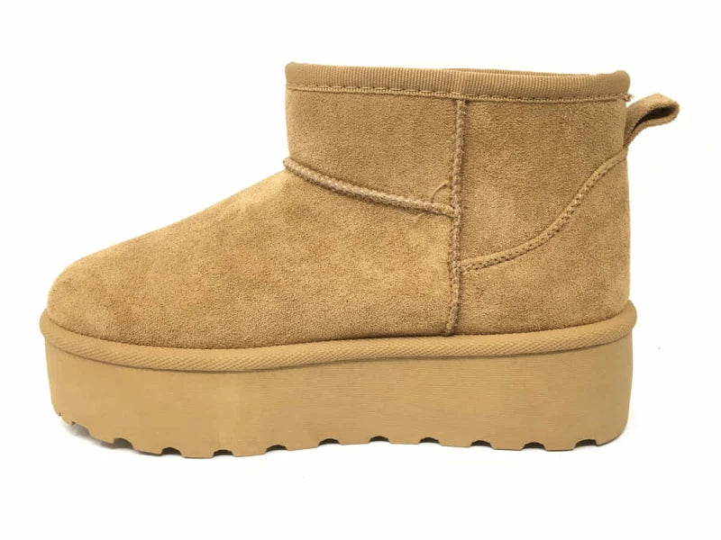 Botín Plataforma Suede Came